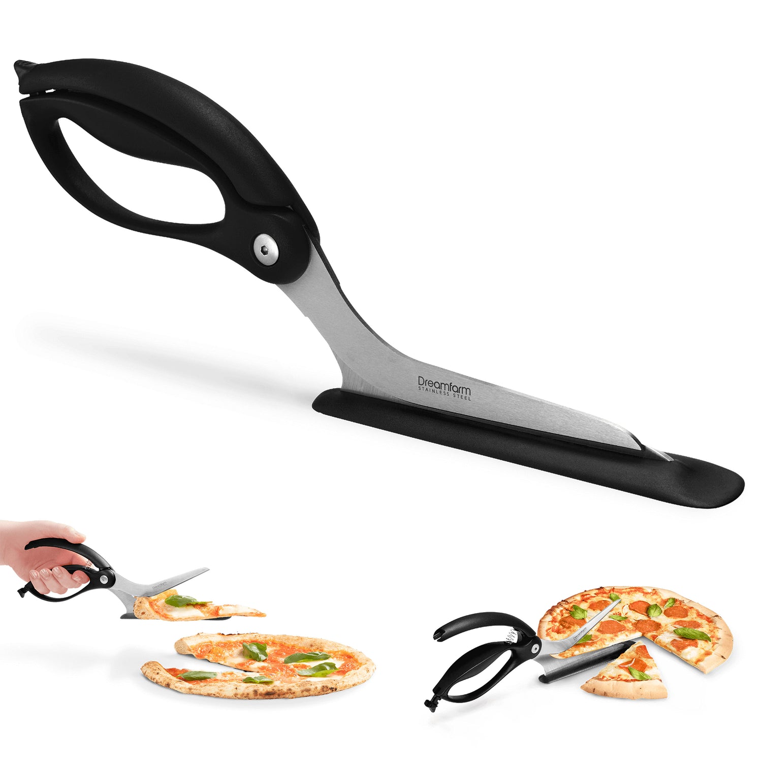 Scizza - Forbice servi pizza nera dreamfarm DMF DFSC2010 Kunzi Shop 2