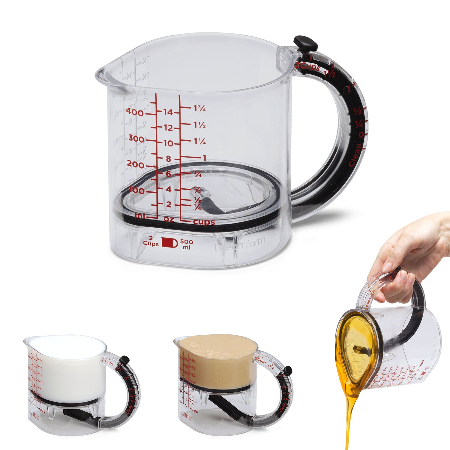 Upcup - Misurino regolabile - 1 cup o 240 ml dreamfarm DMF DFUP2478 Kunzi Shop 9