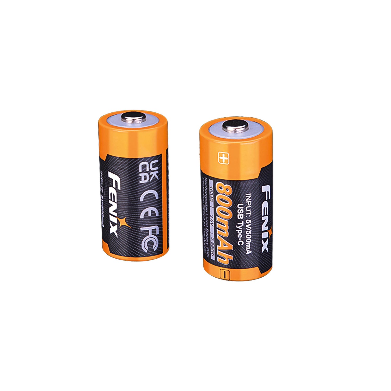 Batteria Ricaricabile 16340 - 800 mAh fenix FNX ARB-L16-800UP Kunzi Shop 1