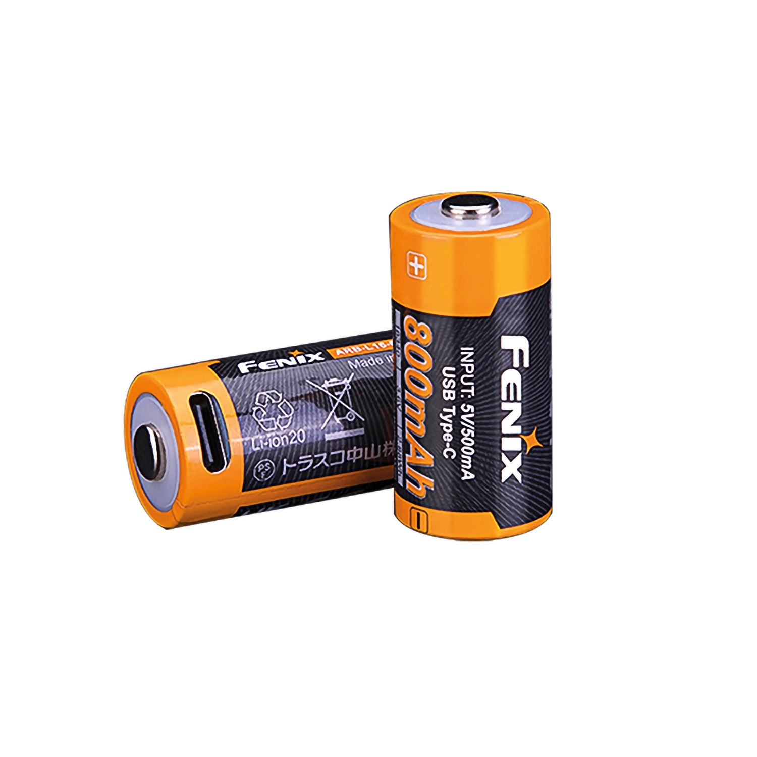 Batteria Ricaricabile 16340 - 800 mAh fenix FNX ARB-L16-800UP Kunzi Shop 2