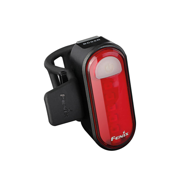 Rote Hecktaschenlampe für Fahrräder, 15 Lumen fenix FNX BC05R V2.0 Kunzi Shop