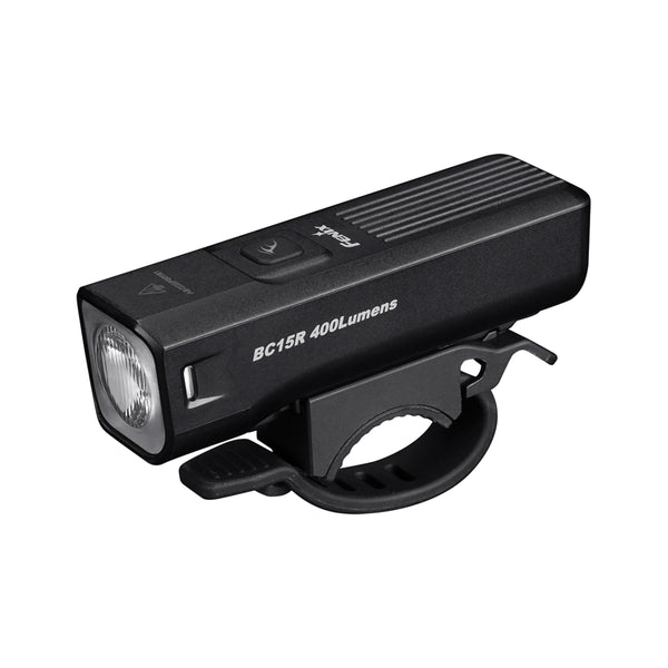 Torcia per bicicletta ricaricabile 400 Lumen fenix FNX BC15R Kunzi Shop