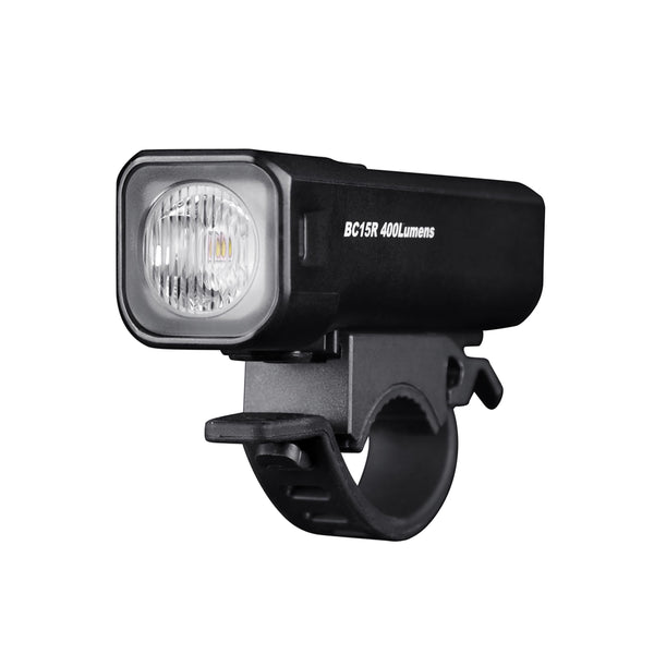 Torcia per bicicletta ricaricabile 400 Lumen fenix FNX BC15R Kunzi Shop 2