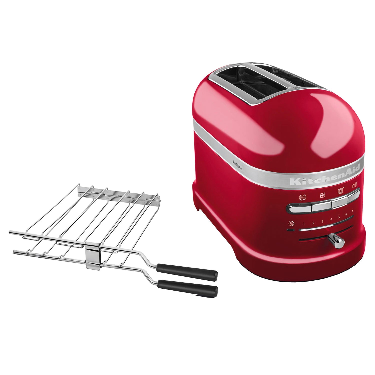 Tostapane 2 fette Candy Apple kitchenaid KA 5KMT2204ECA Kunzi Shop 3