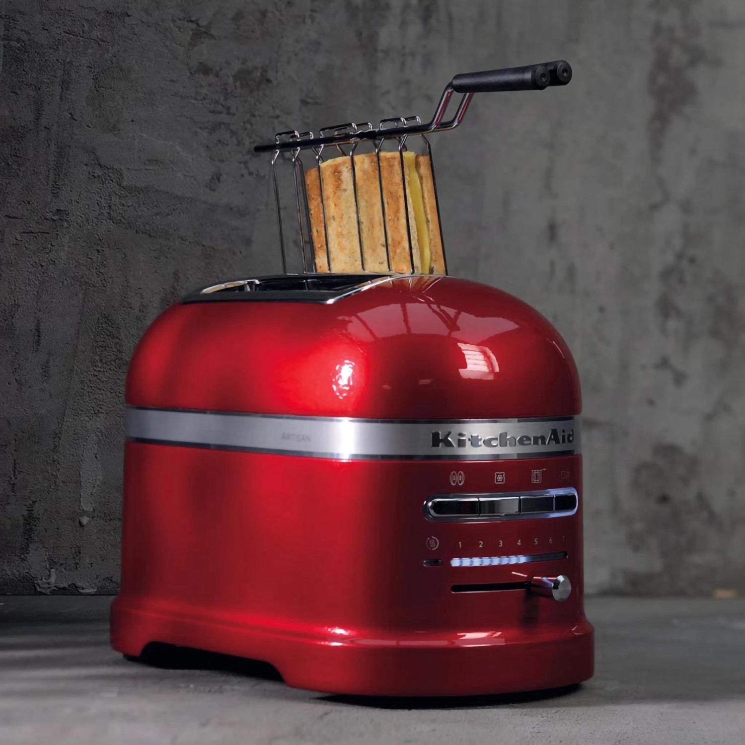 Tostapane 2 fette Empire Red kitchenaid KA 5KMT2204EER Kunzi Shop 5