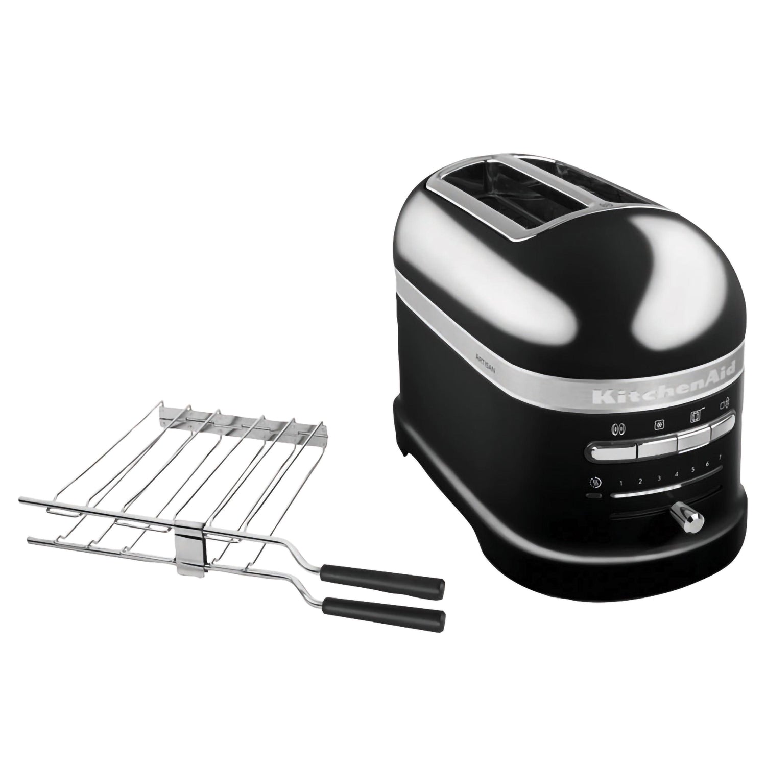 Tostapane 2 fette Onyx Black kitchenaid KA 5KMT2204EOB Kunzi Shop 4