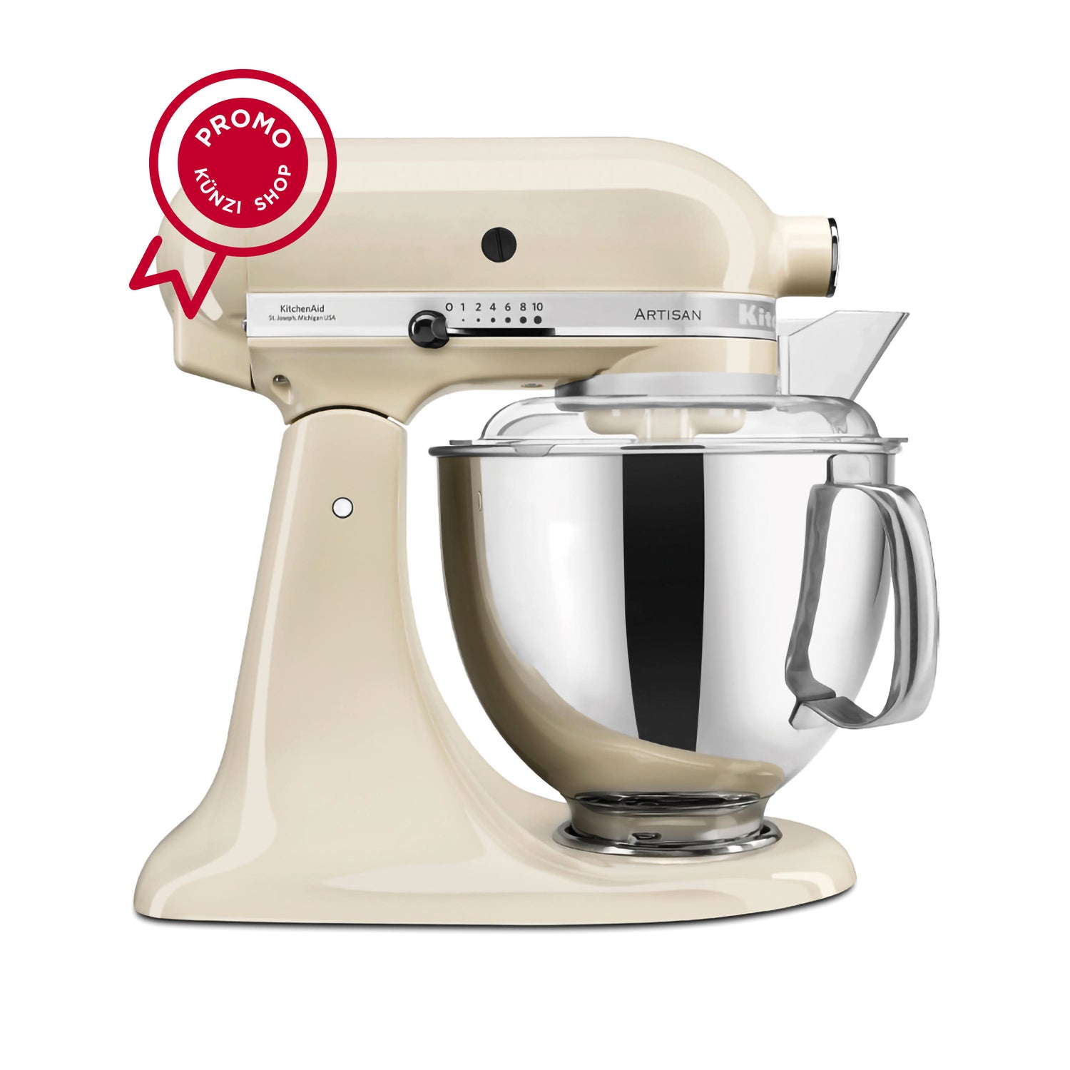 Planetaria 4,8L Almond Cream kitchenaid KA 5KSM175PSEAC Kunzi Shop 1