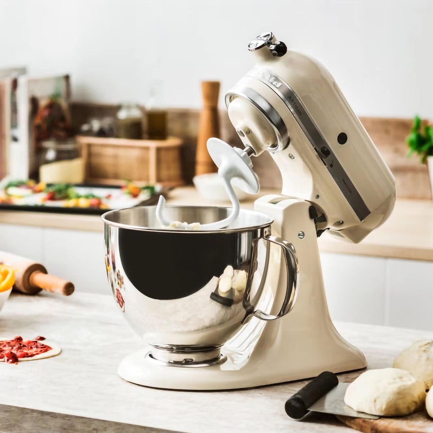 Planetaria 4,8L Almond Cream kitchenaid KA 5KSM175PSEAC Kunzi Shop 3