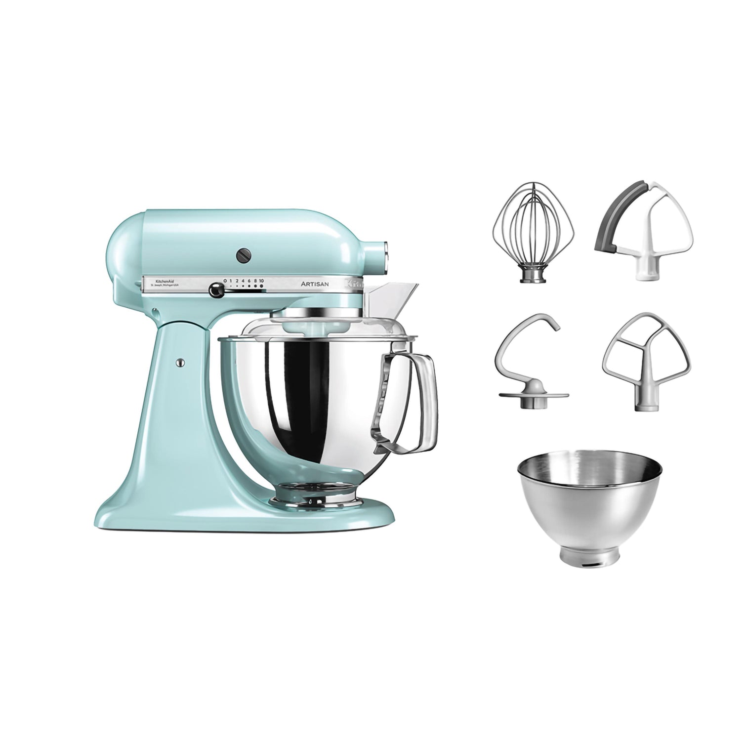 Planetaria 4,8L Ice Blue kitchenaid KA 5KSM175PSEIC Kunzi Shop 2