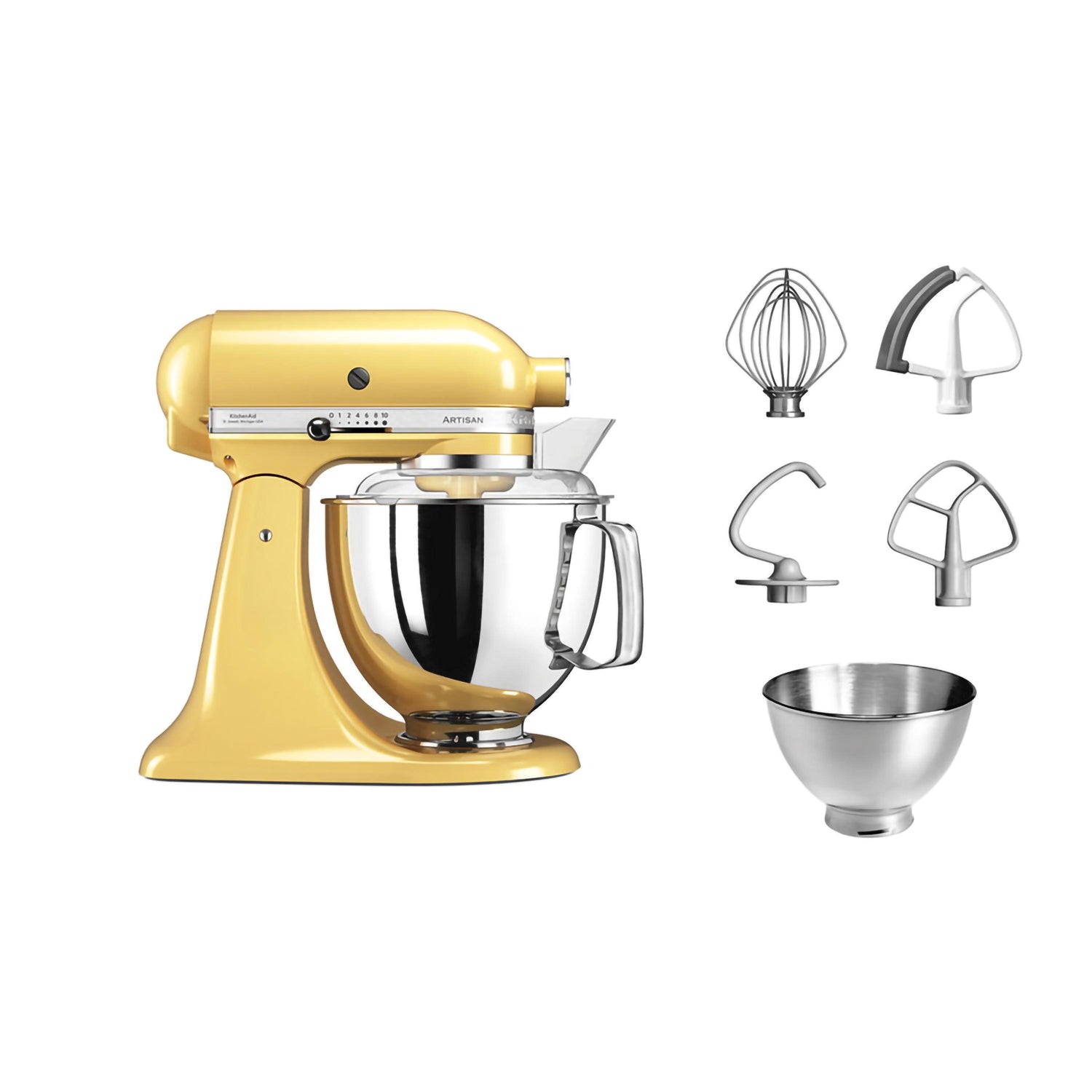 Planetaria 4,8L Majestic Yellow kitchenaid KA 5KSM175PSEMY Kunzi Shop 2