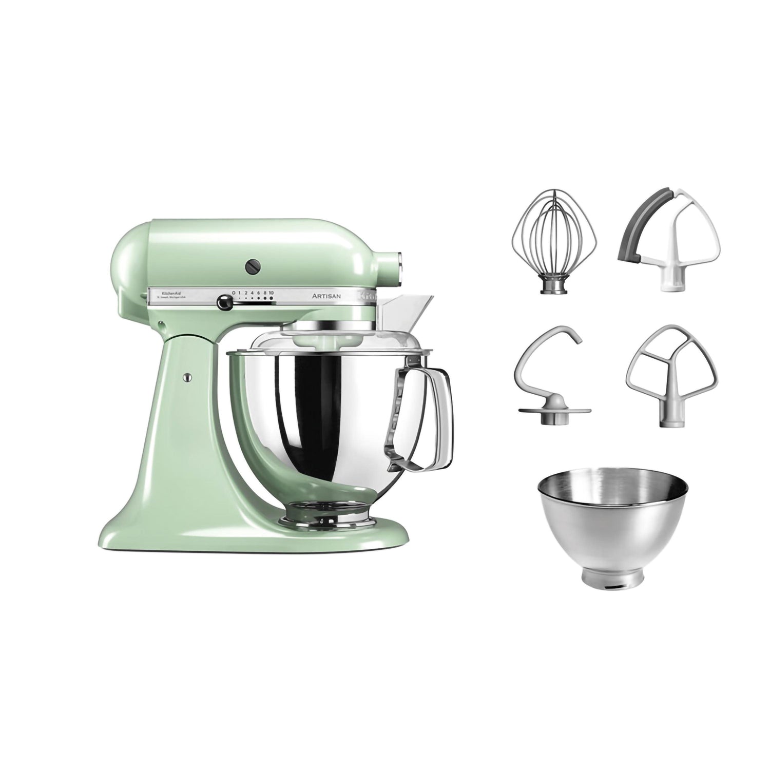 Planetaria 4,8L Pistachio kitchenaid KA 5KSM175PSEPT Kunzi Shop 2