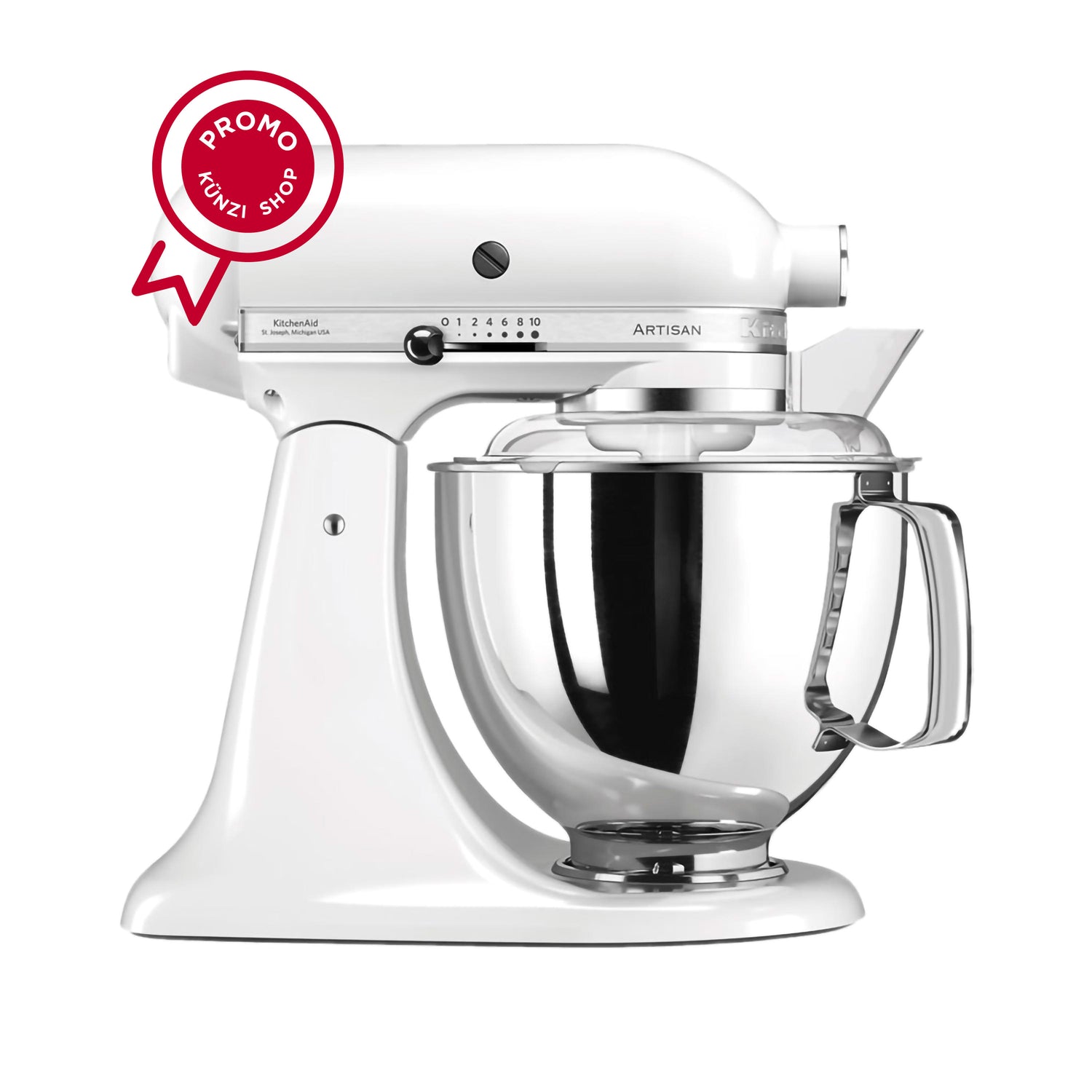 Planetaria 4,8L White kitchenaid KA 5KSM175PSEWH Kunzi Shop 1