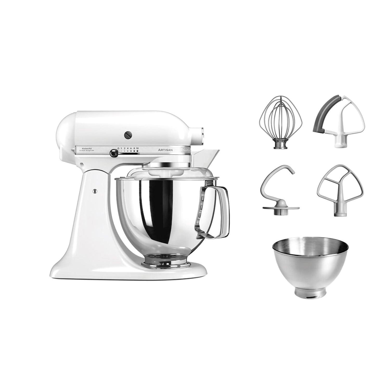 Planetaria 4,8L White kitchenaid KA 5KSM175PSEWH Kunzi Shop 2