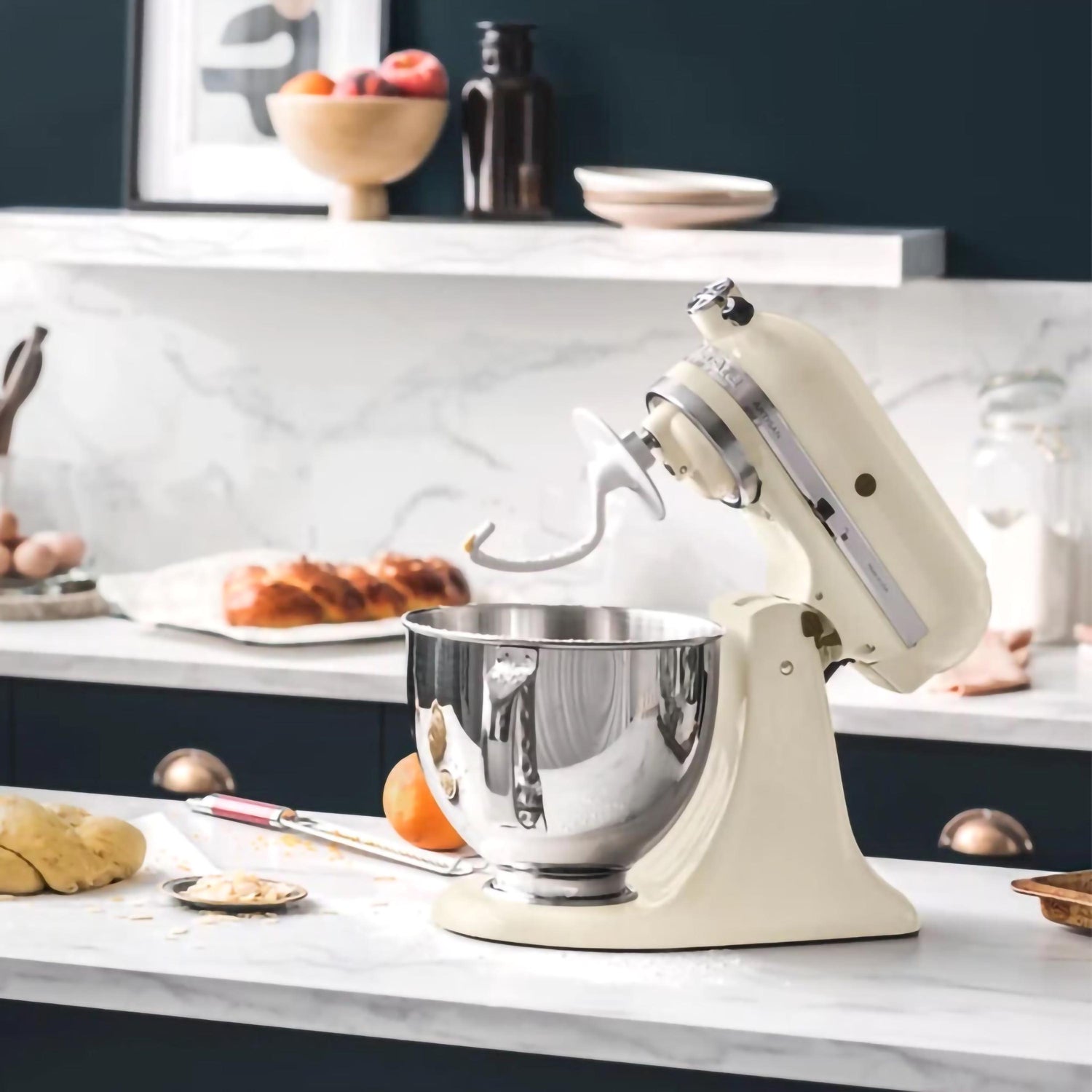 Planetaria 4,8L Almond Cream kitchenaid KA 5KSM185PSEAC Kunzi Shop 4