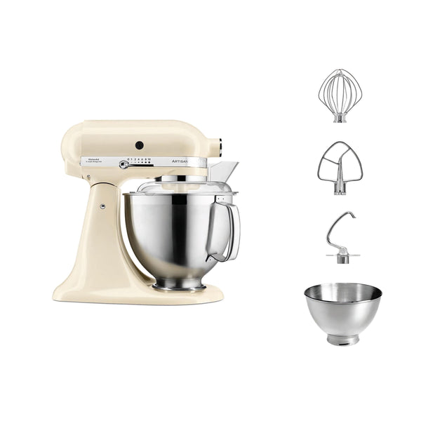 Planetaria 4,8L Almond Cream kitchenaid KA 5KSM185PSEAC Kunzi Shop 2