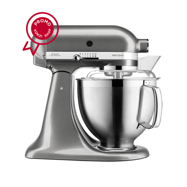 Planetaria 4,8L Medallion Silver kitchenaid KA 5KSM185PSEMS Kunzi Shop