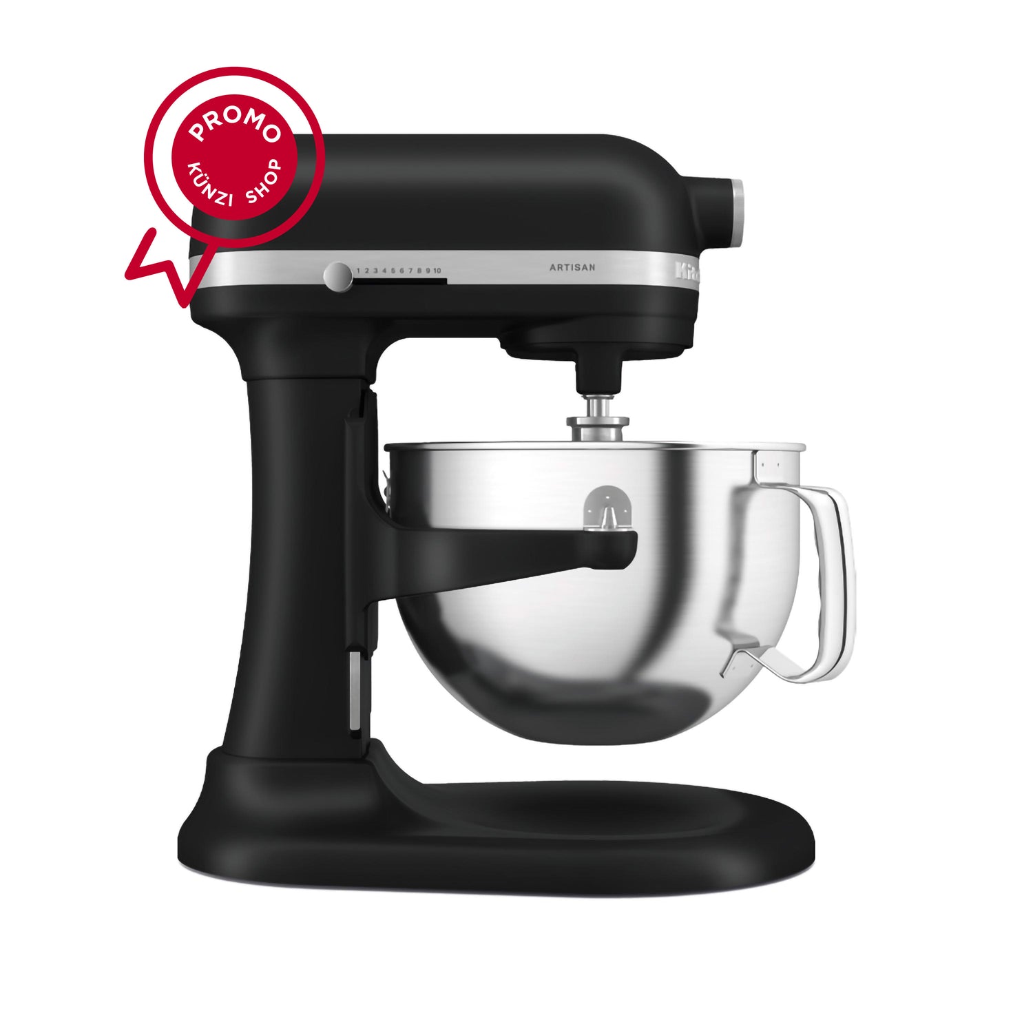 Planetaria 5,6L Matte Black kitchenaid KA 5KSM60SPXEBM Kunzi Shop 1