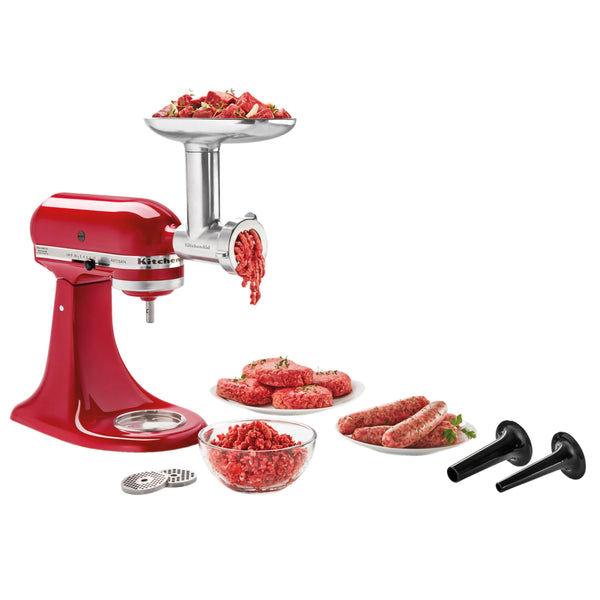 Fleischwolf- und Füllerset für Planetenmixer kitchenaid KA 5KSMMGA Kunzi Shop 2