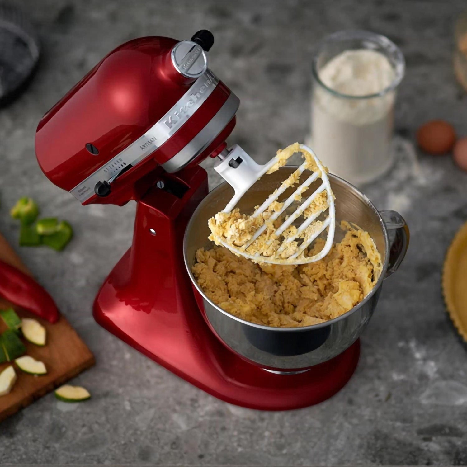 Schneebesen für mittelgroße Planetenmixer kitchenaid KA 5KSMPB5W Kunzi Shop 2