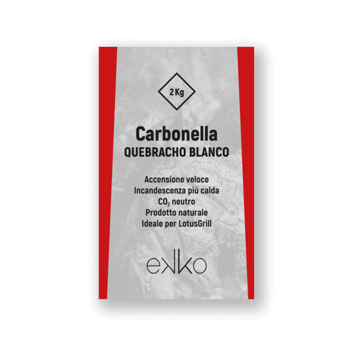 Carbonella di Quebracho Blanco da 2Kg lotusgrill KK BK Kunzi Shop