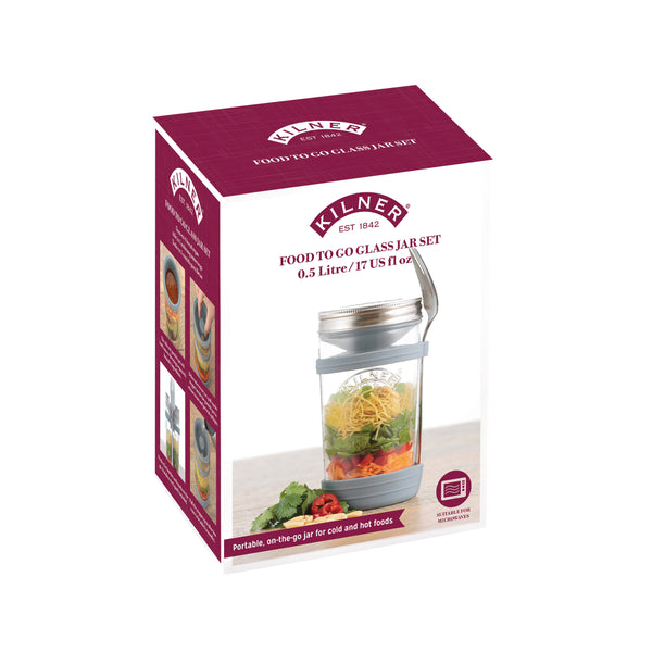 Set Barattoli All In 1 Food To Go 0,5Lt kilner KLN 0025.014 Kunzi Shop 2