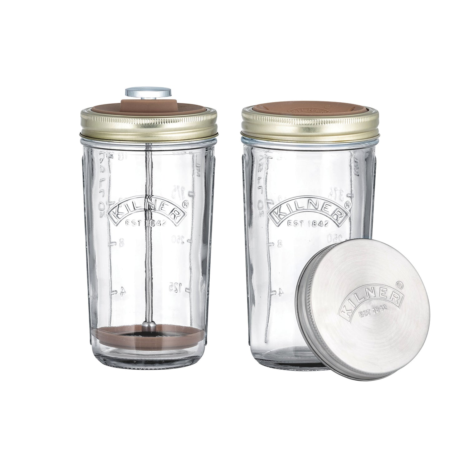 Set vasetti per latte vegetale kilner KLN 0025.020 Kunzi Shop 1