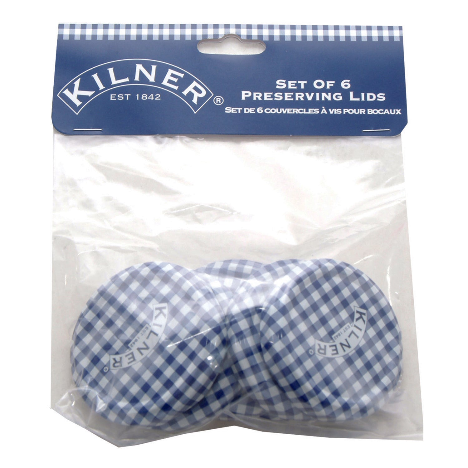 Confezione da 6 coperchi a vite 63Mm kilner KLN 0025.367 Kunzi Shop 1