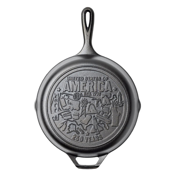 Padella tonda USA Icons Logo lodge LDG L8SKA250 Kunzi Shop