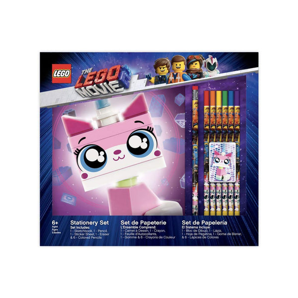 Unikitty Sketchbook Stationery Set lego illuminazione LGL 52347 Kunzi Shop