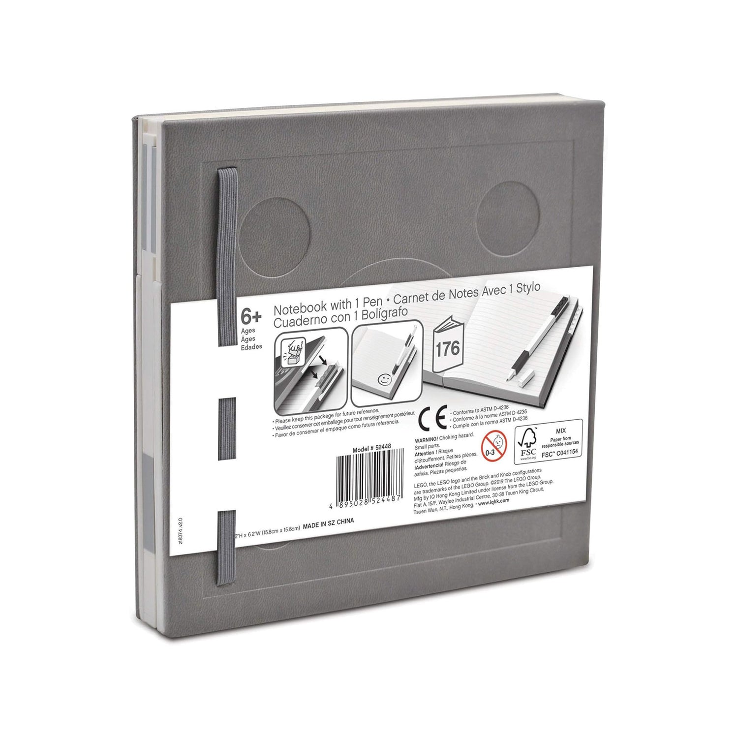 LEGO taccuino Locking Notebook lego illuminazione LGL 52448 Kunzi Shop 3