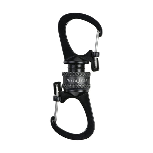 Slidelock 360° Magnetic Locking Carabiner - Charcoal nite ize NIZ SL360MLC GY Kunzi Shop