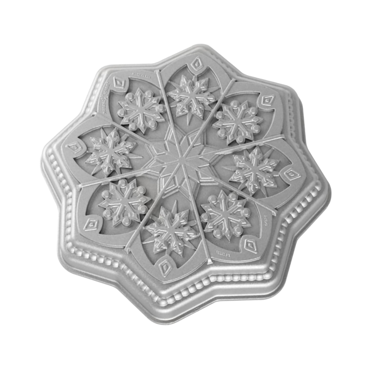 Stampo Sweet Snowflakes Shortbread Pan nordic ware NW 03048 Kunzi Shop 1