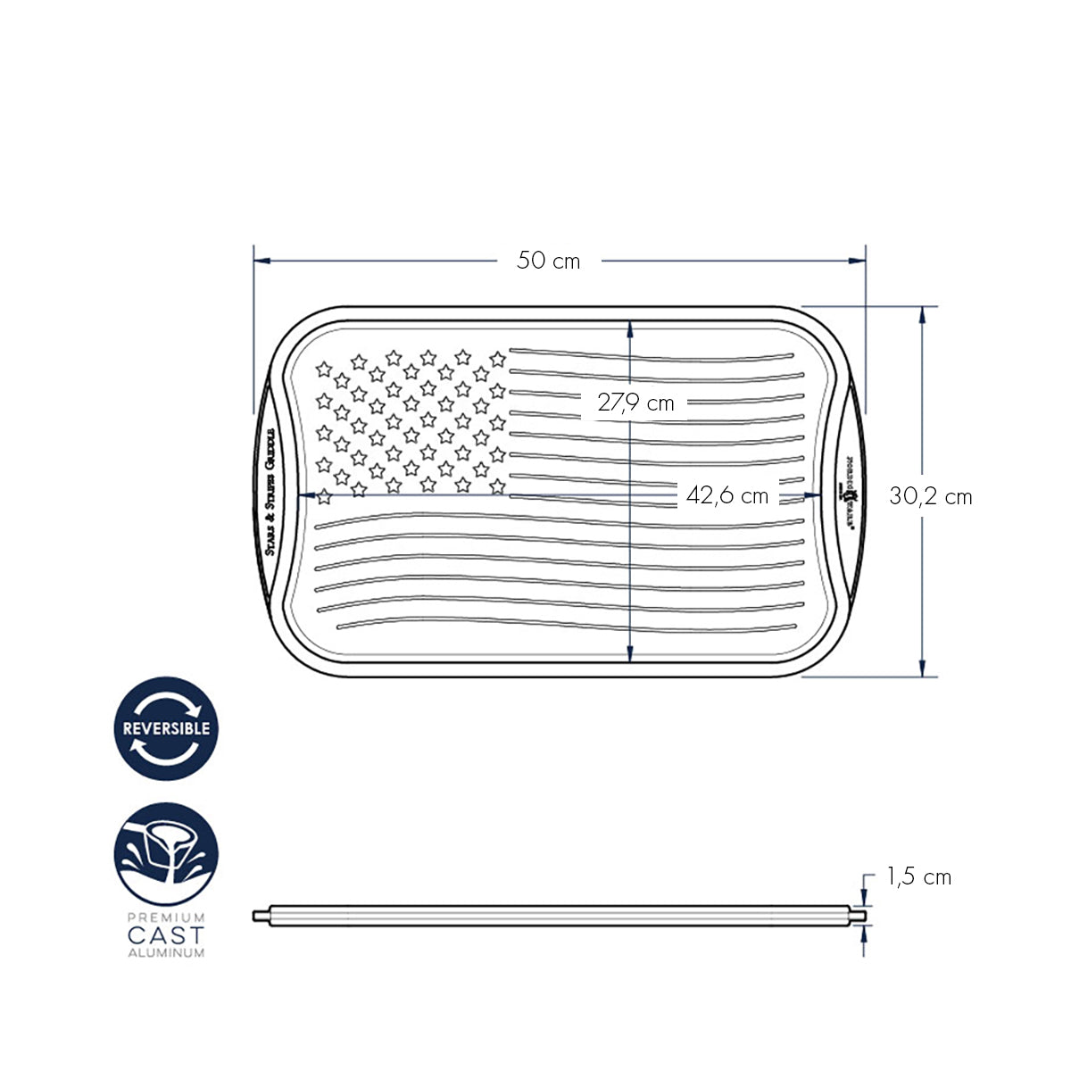 Griglia Stelle E Strisce nordic ware NW 18860 Kunzi Shop 2