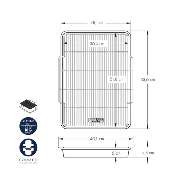 Teglia da Forno Crisp XL nordic ware NW 35702 Kunzi Shop 2