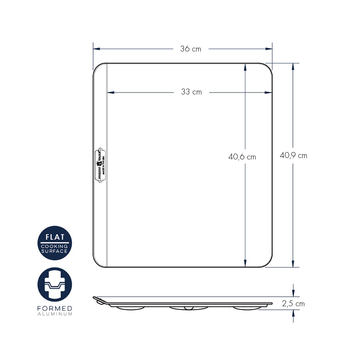 Teglia con strato isolante nordic ware NW 40100 Kunzi Shop 3