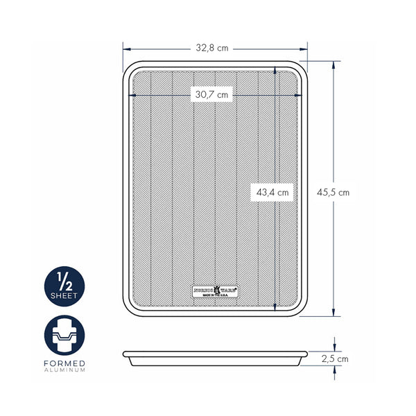 Teglia crispy half sheet nordic ware NW 43170 Kunzi Shop 2