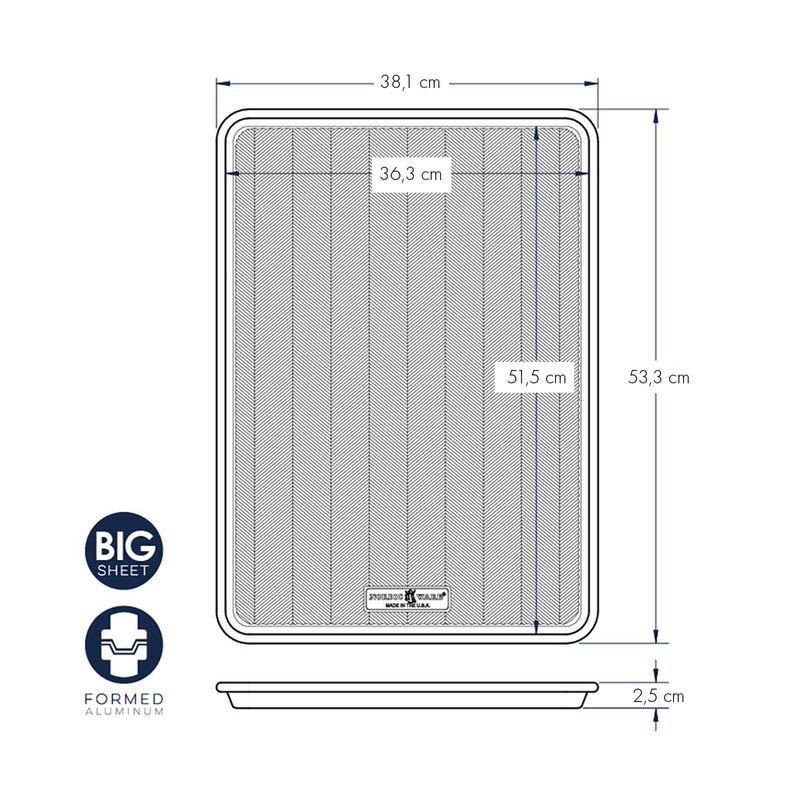 Teglia crispy big sheet nordic ware NW 44670 Kunzi Shop