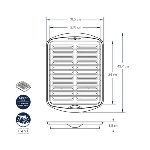 Griglia da forno Grill&Sear nordic ware NW 45026 Kunzi Shop