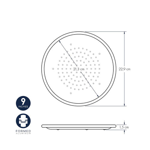 Teglia crisp per pizza 23 cm nordic ware NW 46105 Kunzi Shop
