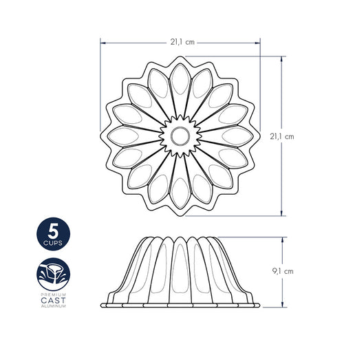 Stampo Bundt Lotus nordic ware NW 84177 Kunzi Shop