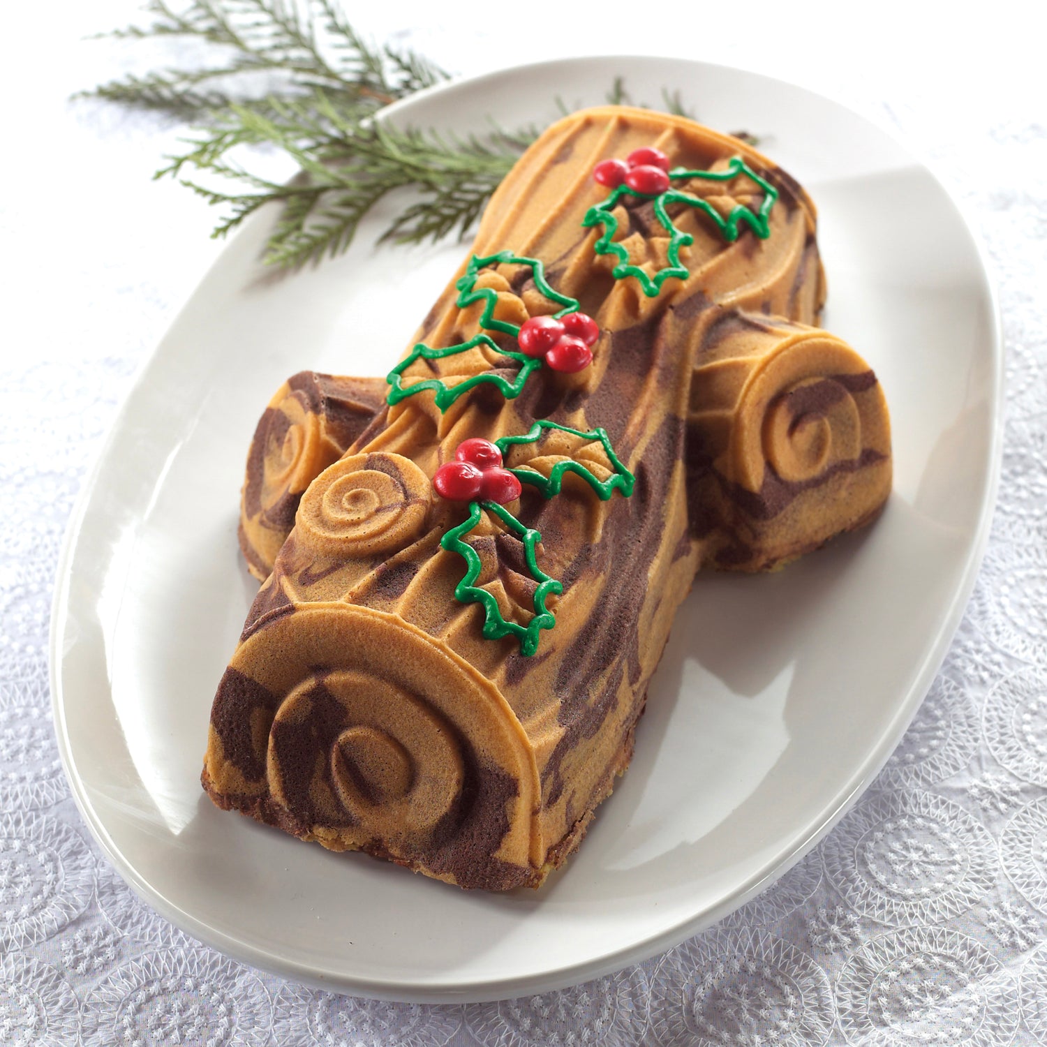 Stampo Bundt Yule Log nordic ware NW 86448 Kunzi Shop 3