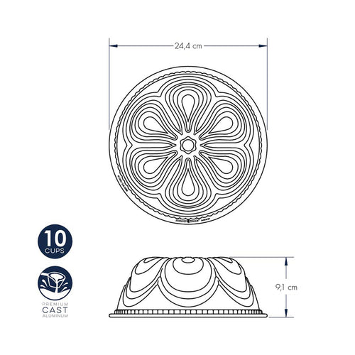 Stampo Bundt Chiffon nordic ware NW 87477 Kunzi Shop