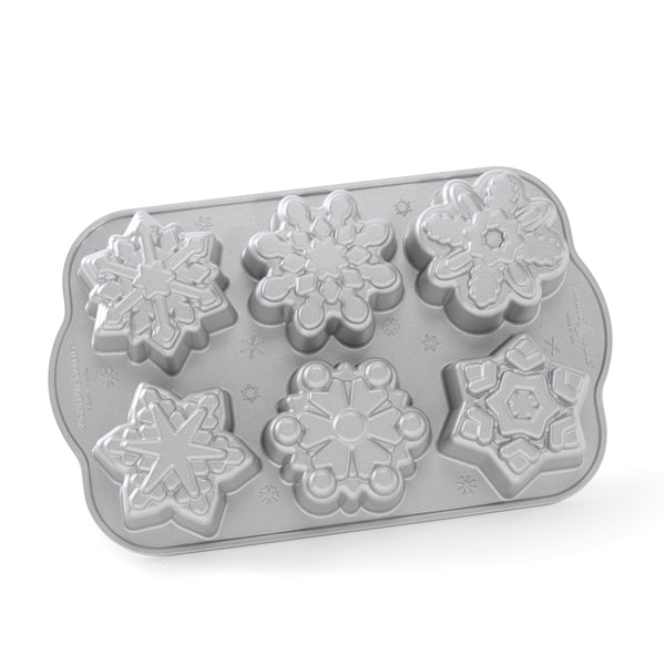 Stampo Frozen Snowflake Cakelet nordic ware NW 89648 Kunzi Shop