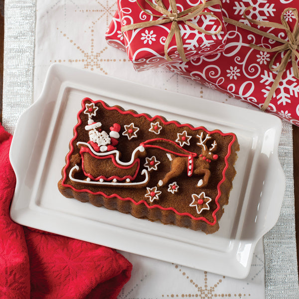 Stampo per torta Santa's Sleigh nordic ware NW 90848 Kunzi Shop