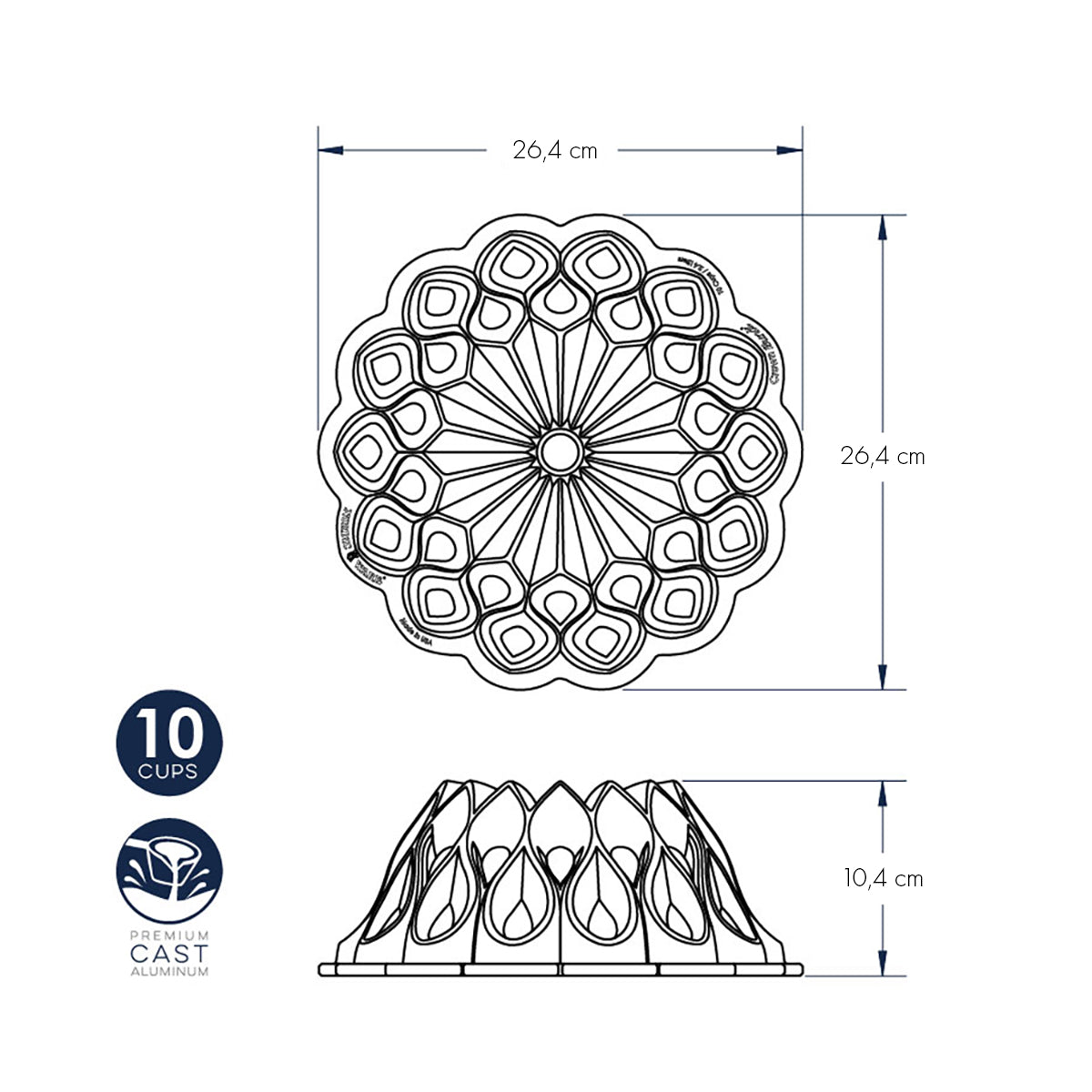 Stampo Bundt Crown nordic ware NW 91777 Kunzi Shop 3