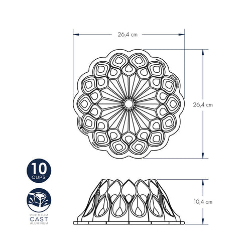 Stampo Bundt Crown nordic ware NW 91777 Kunzi Shop
