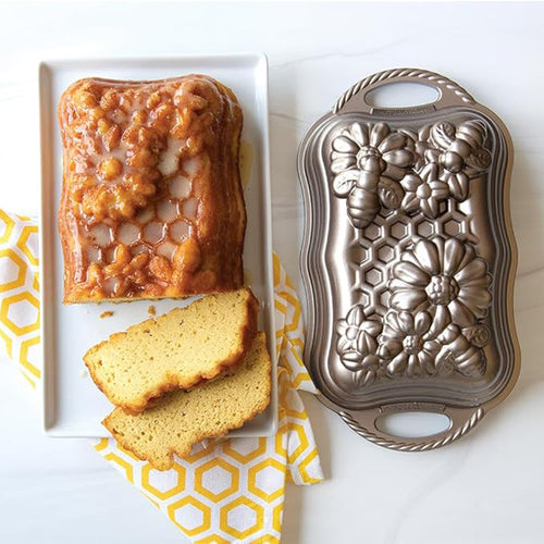 Stampo Honey Hive Loaf Pan nordic ware NW 97048 Kunzi Shop