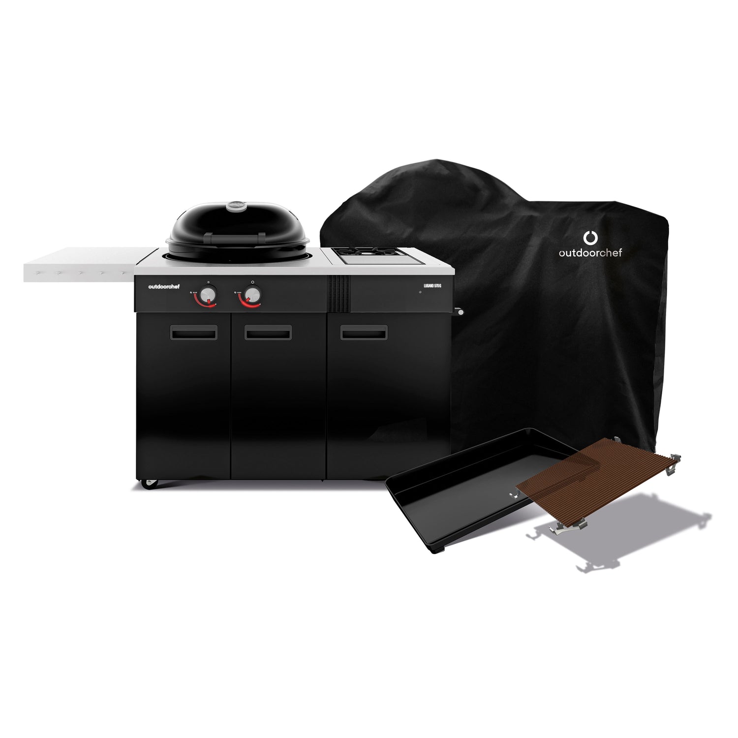 Barbecue a gas LUGANO 570 G EVO II outdoorchef ODC 18.128.78 Kunzi Shop 1