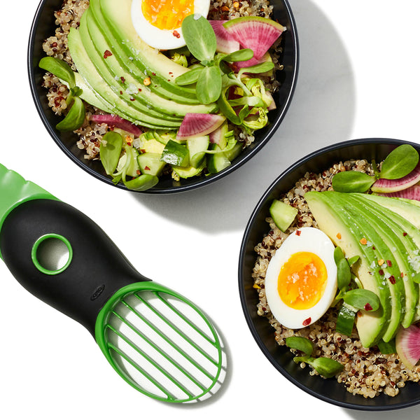 3-in-1 grüner Avocadoschneider oxo OXO 1252180 Kunzi Shop