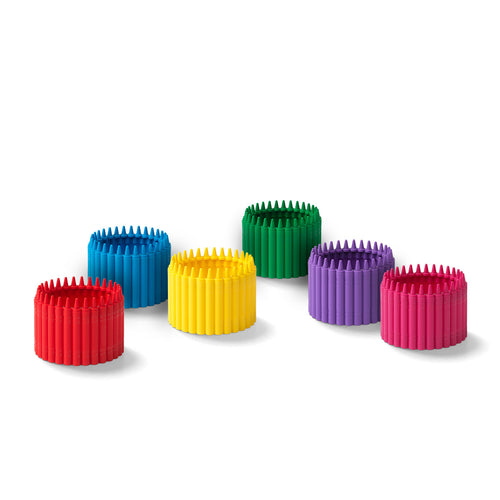 Set di 6 Crayola Crayon Cup in colori misti